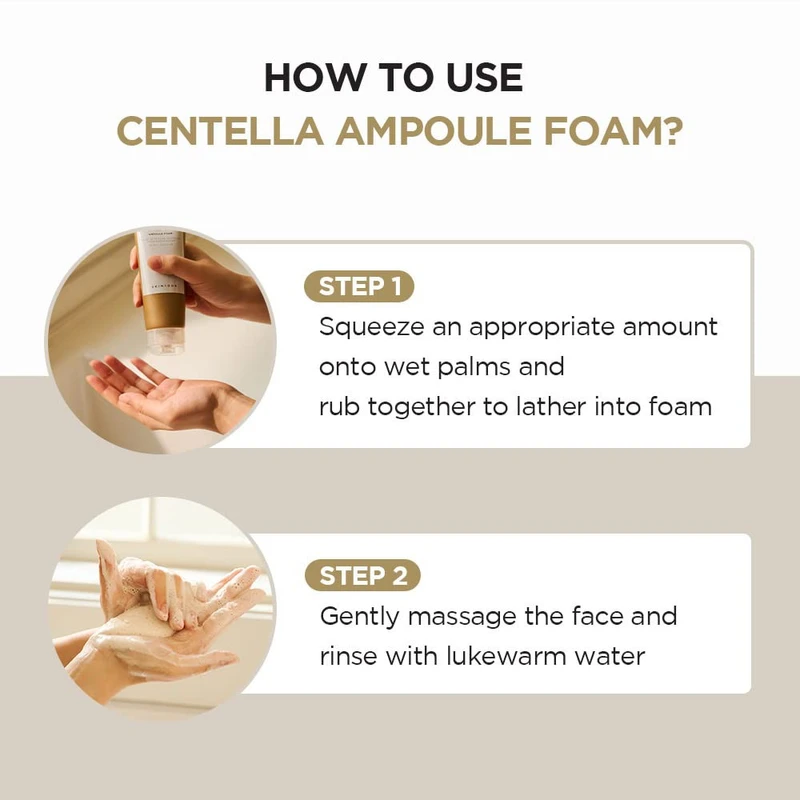 SKIN1004 Madagascar Centella Ampoule Foam Cleanser 125ml - Image 3