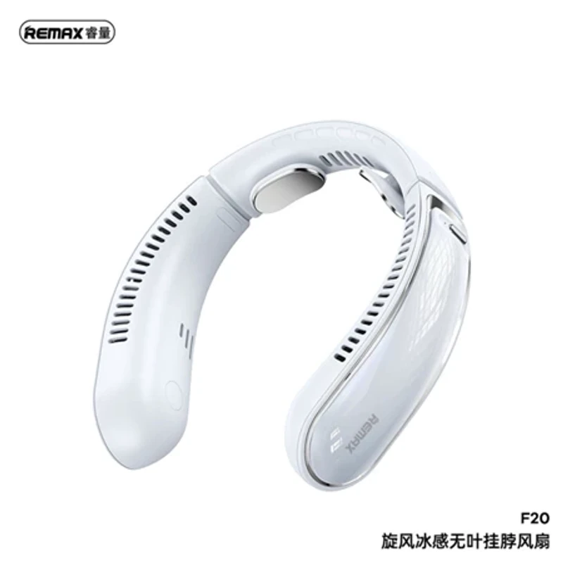 REMAX F20 Whirly Series Icy Bladeless Neckband Cooling Fan