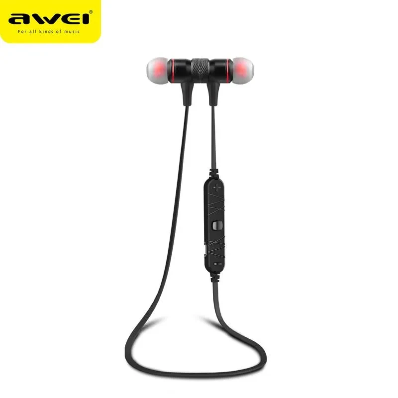 Awei A920BL In-ear Wireless Sports Earphone Bluetooth Version 5.3 Connection with Voice Noise Reduction Mic For SmartPhone
