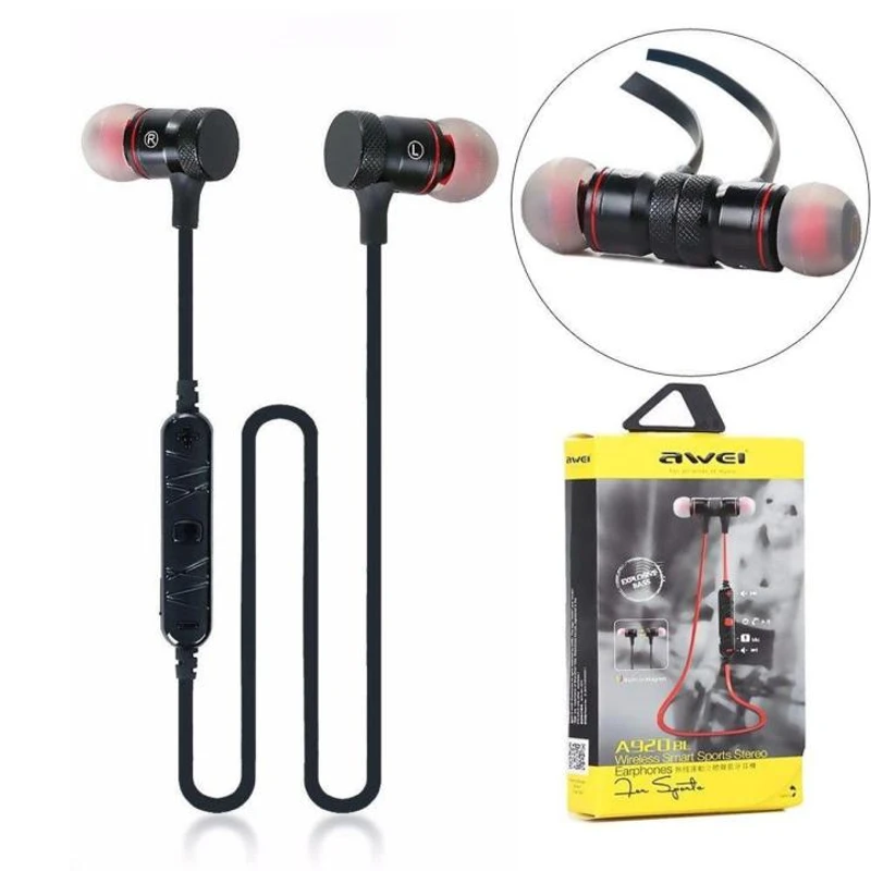 Awei A920BL In-ear Wireless Sports Earphone Bluetooth Version 5.3 Connection with Voice Noise Reduction Mic For SmartPhone - Image 3