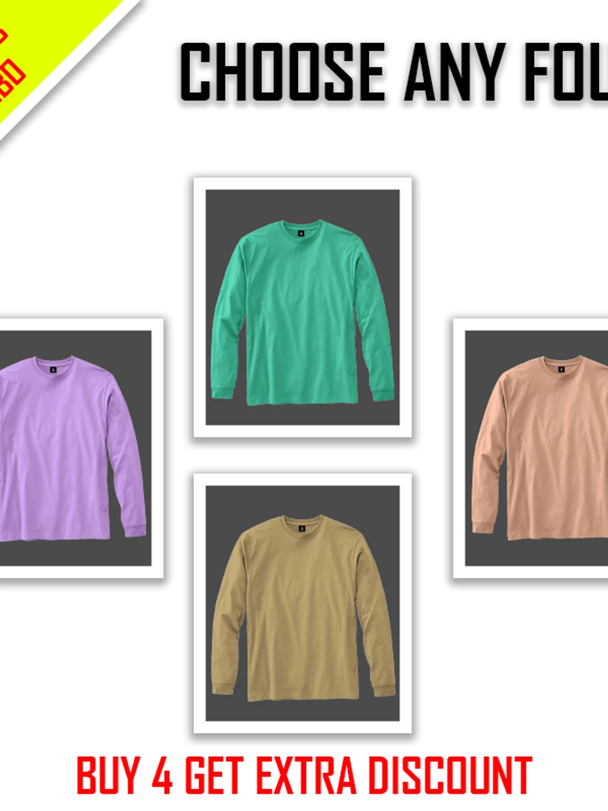 Full Sleeve 4 pices combo