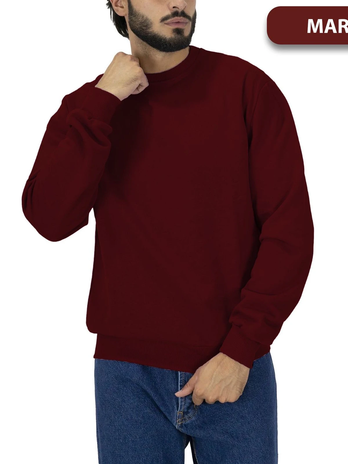 Sweat Shirt Maroon