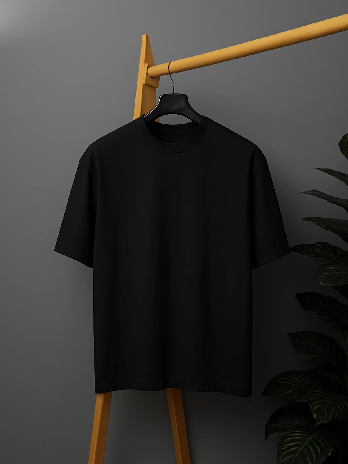 Drop Shoulder Black