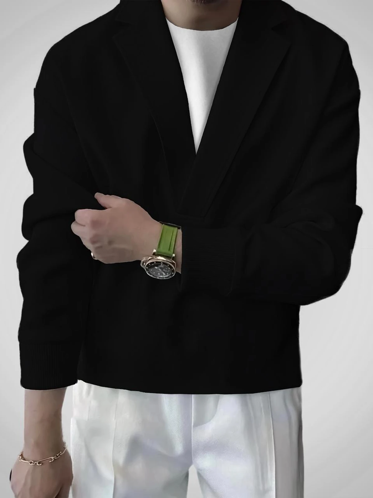 Sweat Blazer Black