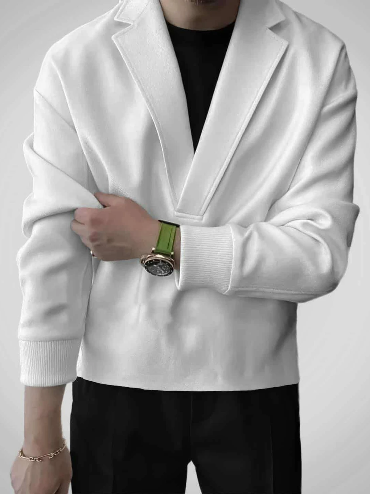 Sweat Blazer White