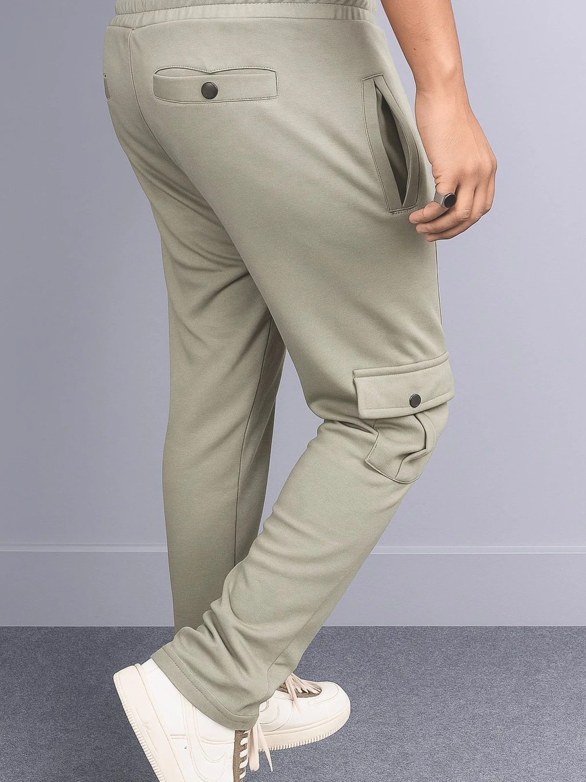 6 Pocket Trouser Beige - Image 3