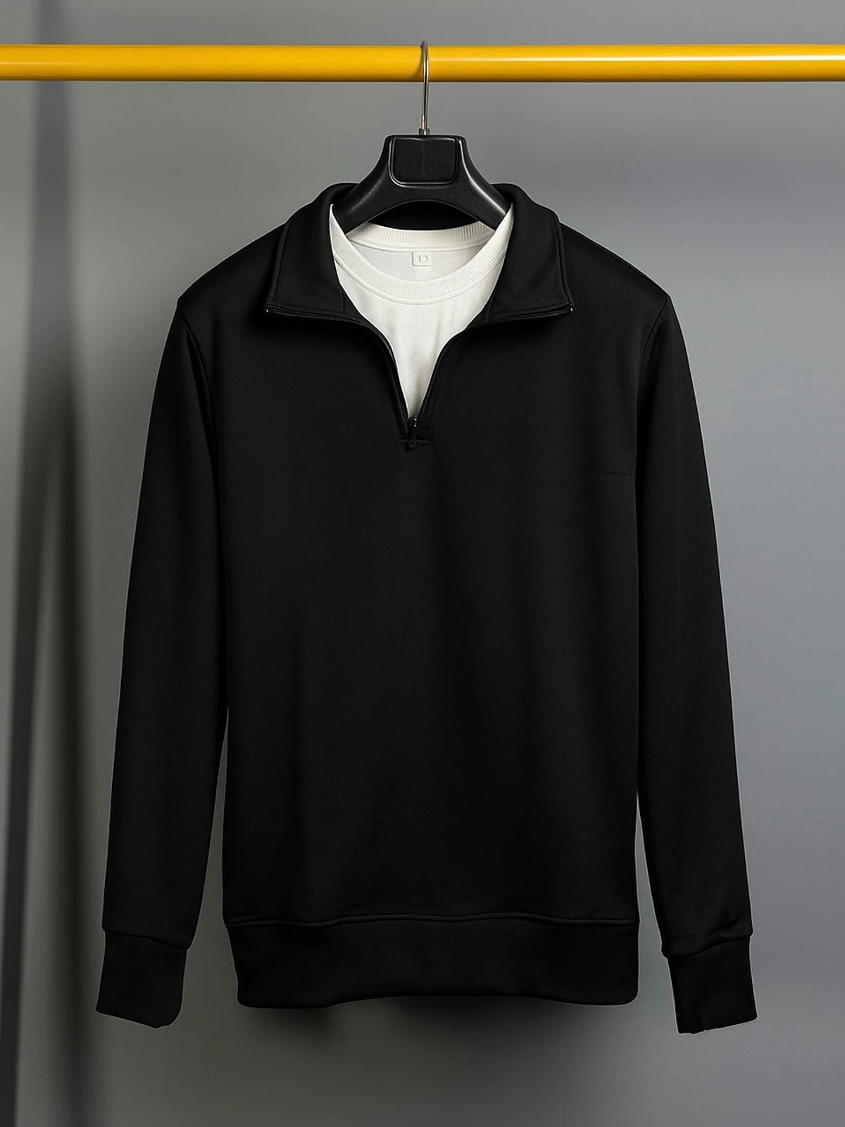 Sweat Zipper Black - Image 3
