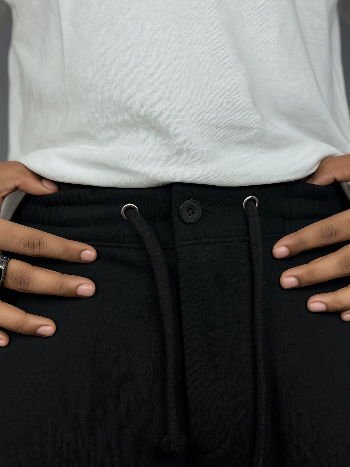 Stripe Trouser Black