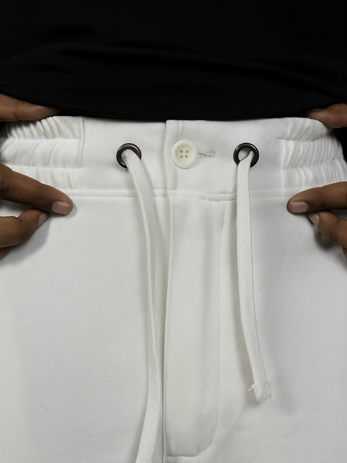 Stripe Trouser White