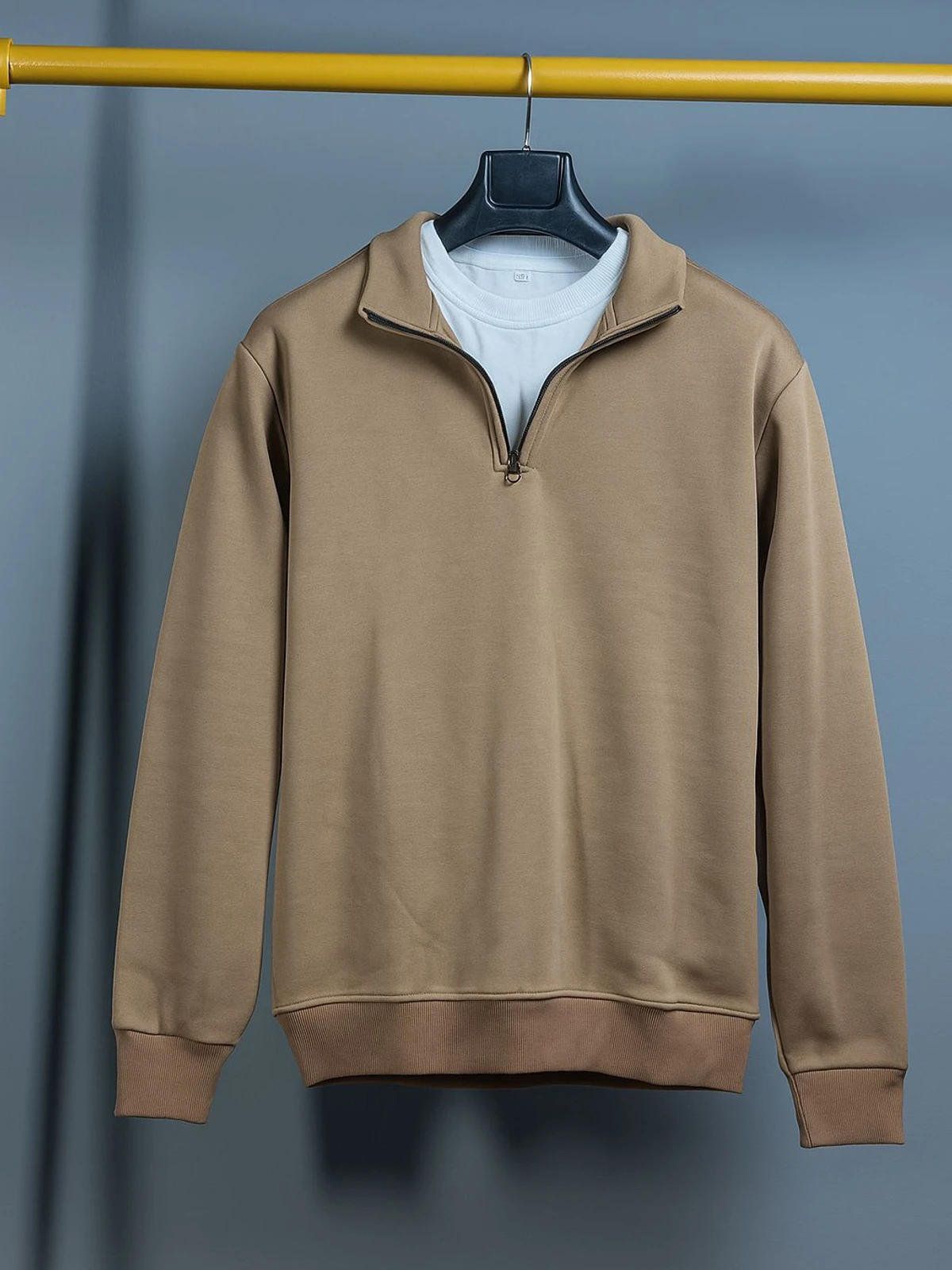 Sweat Zipper Brown - Image 3