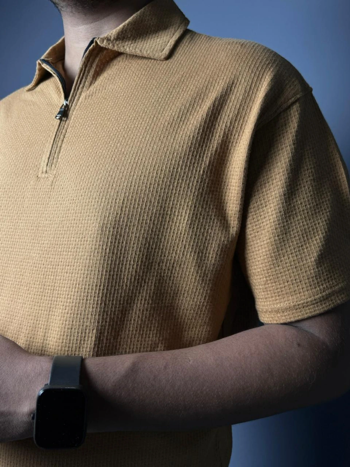 Zipper Polo Brown