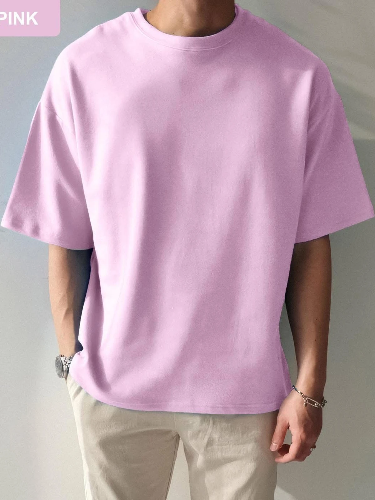 Drop Shoulder pink