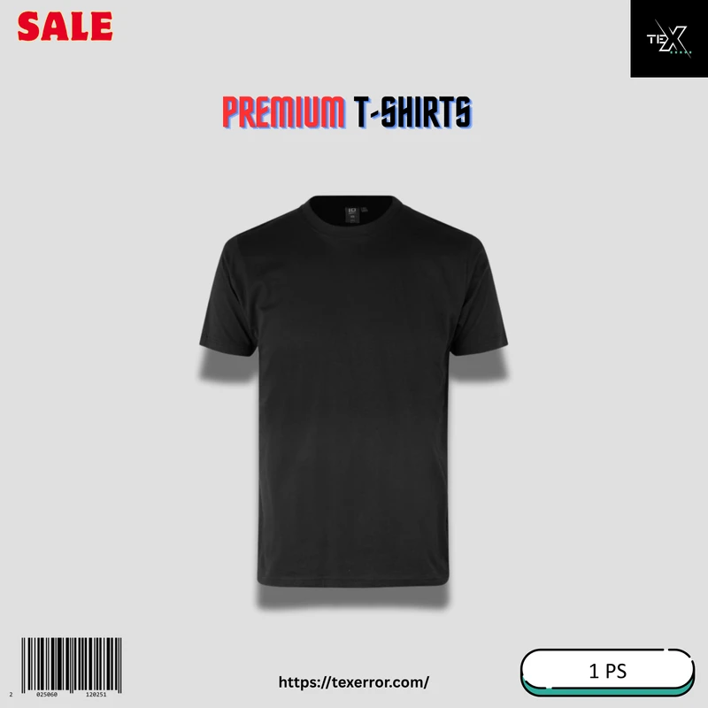 Men's Premium Basic T-shirt : Black