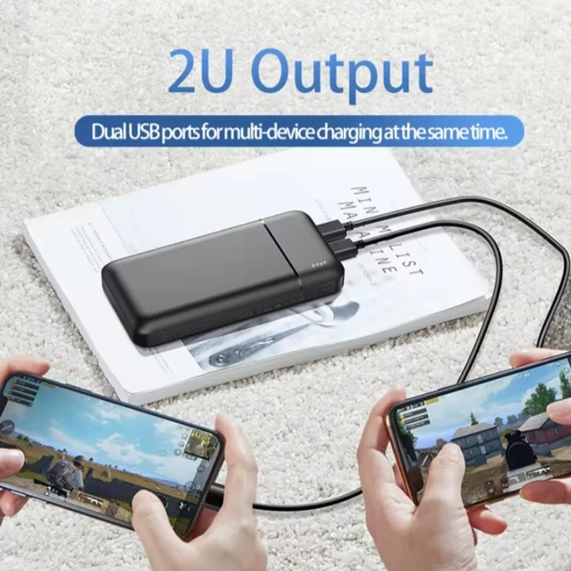 Remax RPP-166 Lango Series 12W 20000mAh Power Bank 2.1A Dual USB Output LED Lite Indicator - Image 4