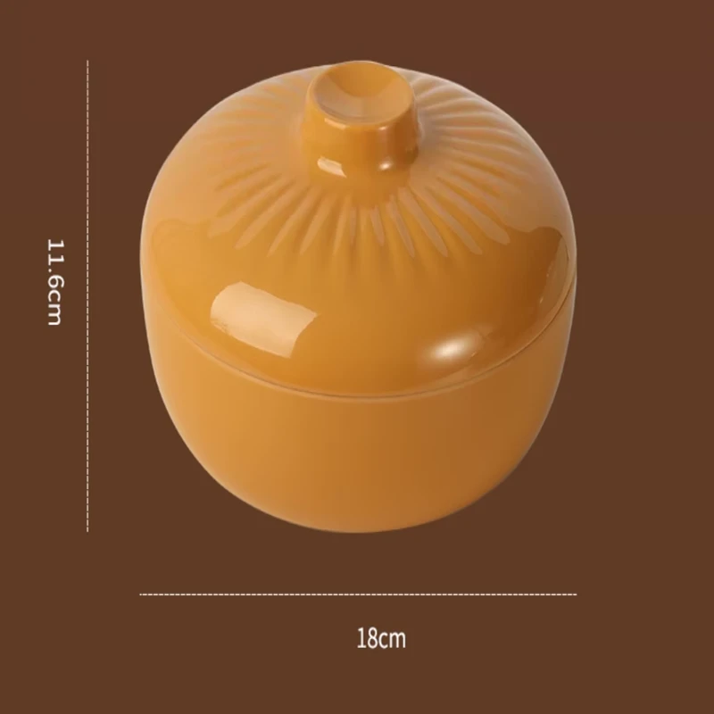 Cute buns cute dried fruit box home living room coffee table nut plate divided fruit box snack dried fruit plate storage box - Image 5