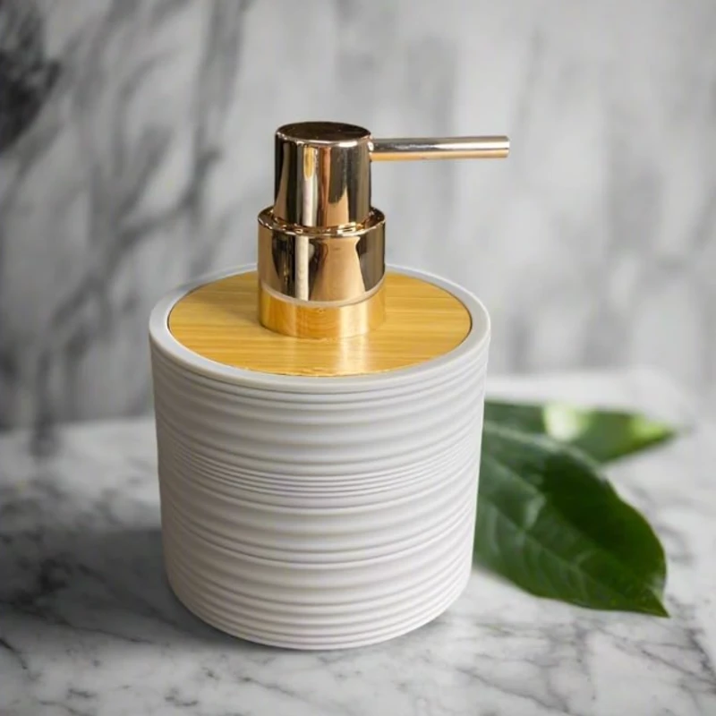 Peelorange Ribbed Texture Matte Finish Liquid Dispenser (300ml)