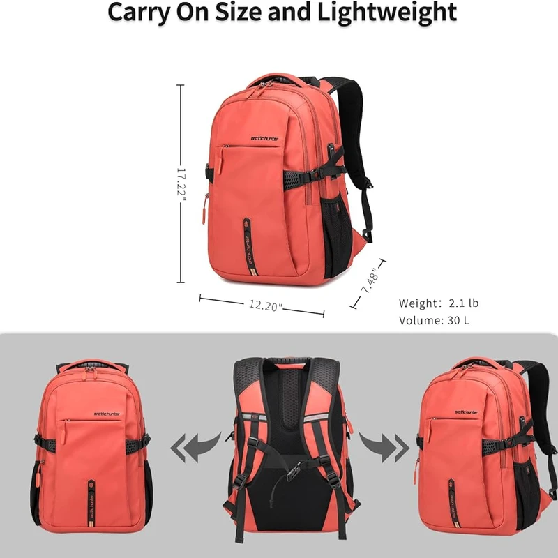 ARCTIC HUNTER AH Large Carry on Travel Backpack for Men, - Thumbnail 5
