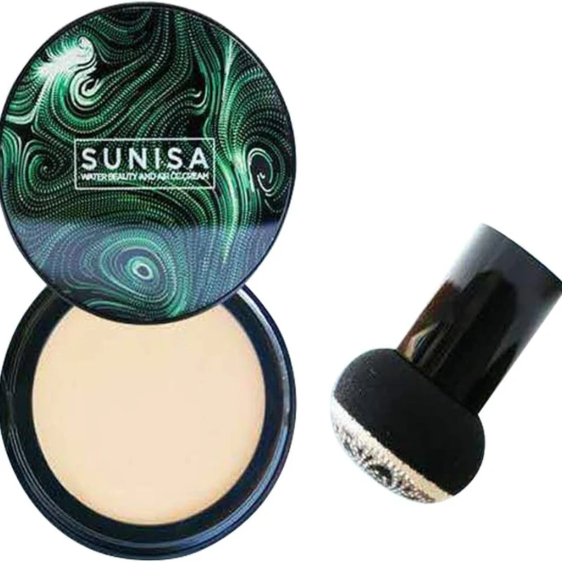 Sunisa 3 in 1 Air Cushion Mushroom Head CC and BB cream Waterproof foundation Cream Foundation