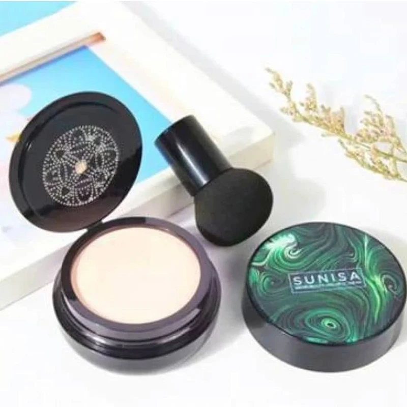 Sunisa 3 in 1 Air Cushion Mushroom Head CC and BB cream Waterproof foundation Cream Foundation