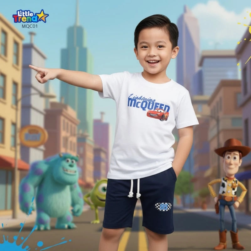Half Sleeve T-shirt and Pant Set MQC01