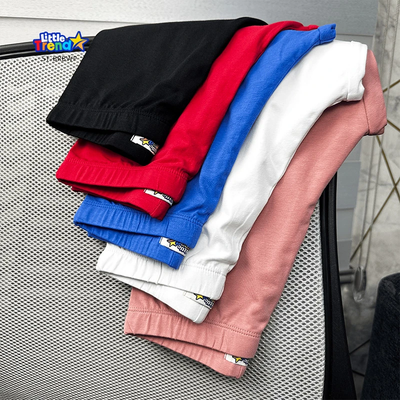 Girls 5 pcs Solid Trouser Stromy Colors 5T-BRBWP