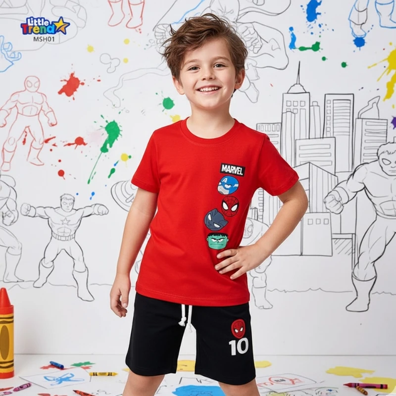 Half Sleeve T-shirt and Pant Set MSH01