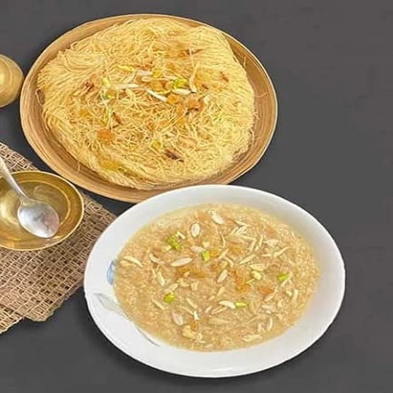 ঘিয়ে ভাজা লাচ্ছা সেমাই (Ghee Fried Laccha Semai) - Thumbnail 3