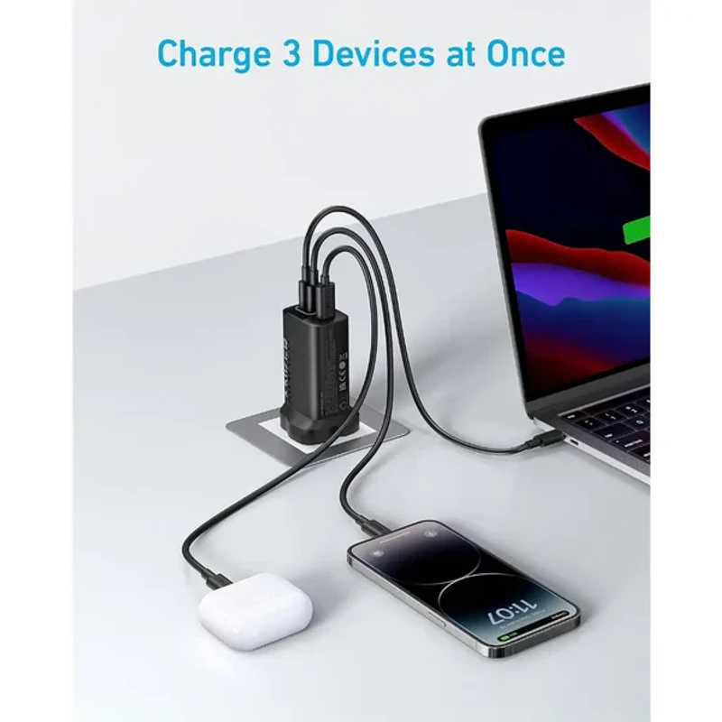 Anker 336 Three Port Wall Charger (A2674) - 67W