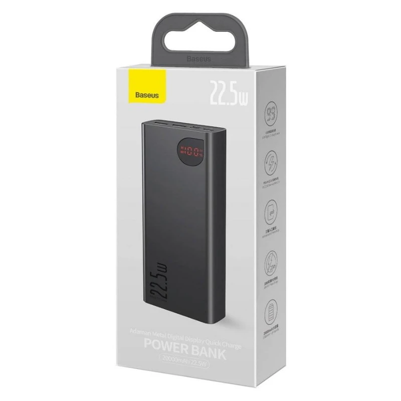 Baseus 22.5w 20000Mah Quick Charge Power Bank with Digital Display - Image 4