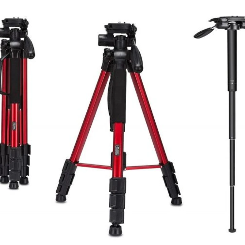 Jmary KP-2264 Professional Aluminum Tripod and Monopod for All DSLR Camera - Image 3