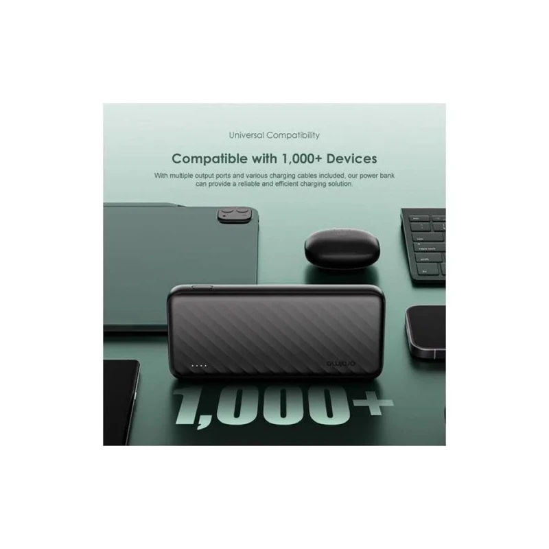 Oraimo Slice Link 12W 10000mAh Power Bank (OPB-P5101)-Black - Image 7