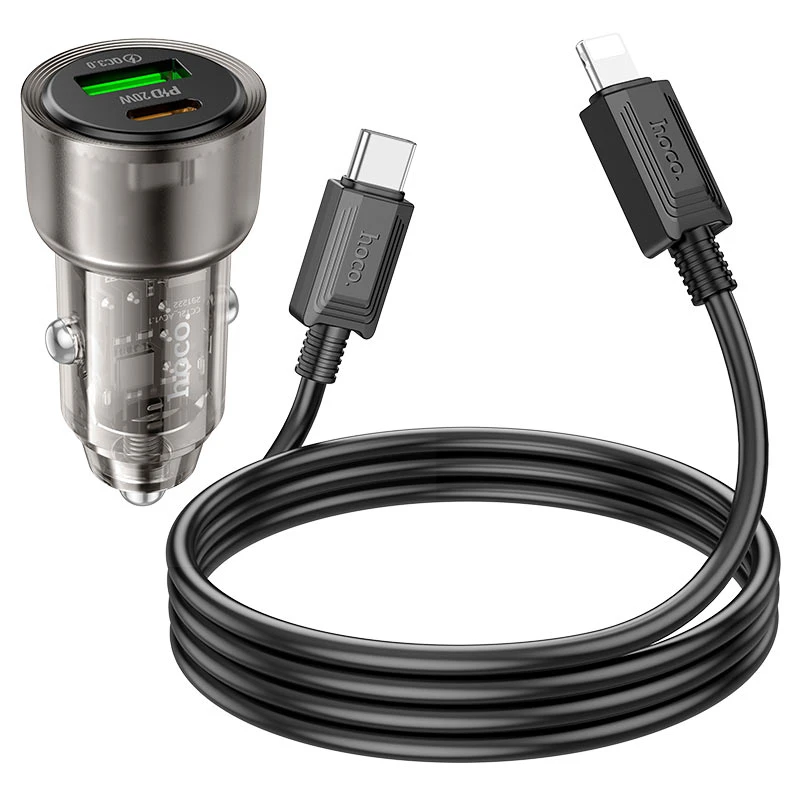 Hoco Z52 38W USB-C Port Car Charger Fast Charger - Image 3