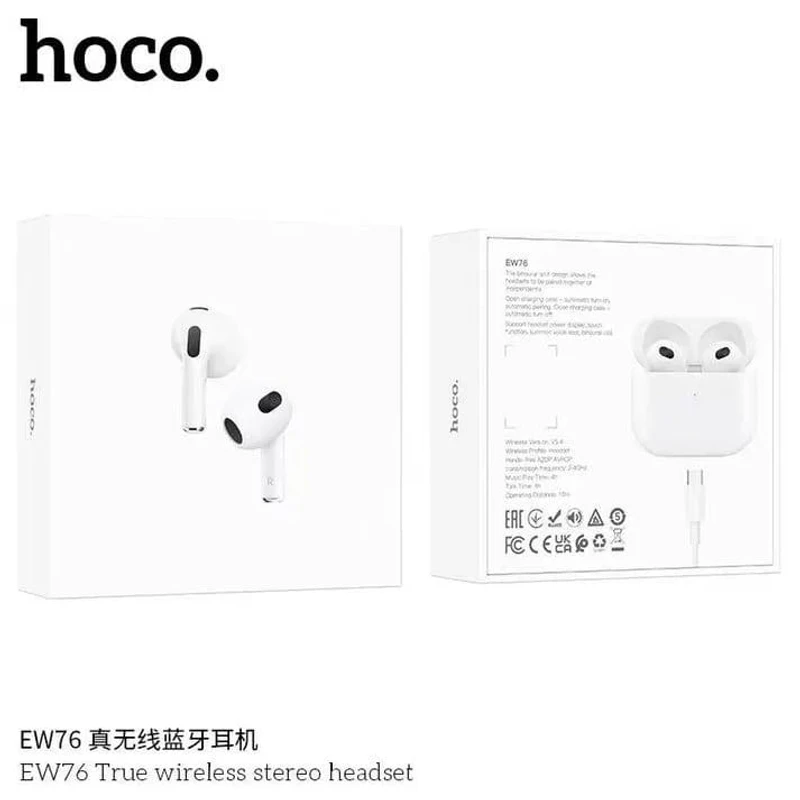 Hoco EW76 True Wireless Stereo Bluetooth Earbuds - Image 3
