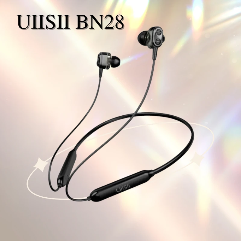 UiiSii BN28 Dual Driver Bluetooth Neckband Earphone