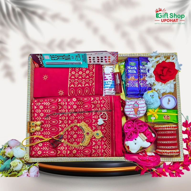 japani silk Saree Gift Box –  | 20 Premium Items