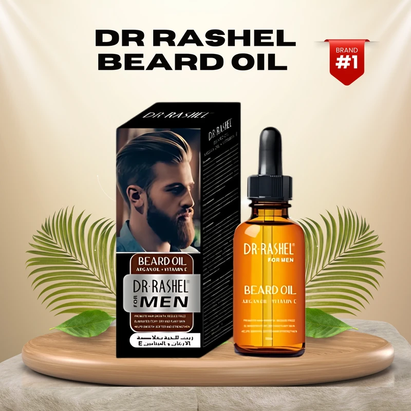Dr. Rashel Beard Oil for Men – Argan & Vitamin C – 50ML