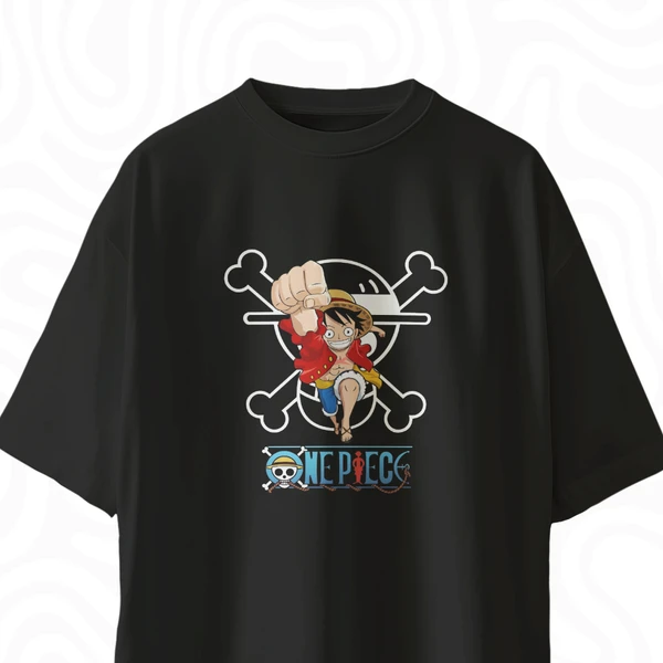 Monkey D. Luffy | One Piece - Drop Shoulder T-shirt