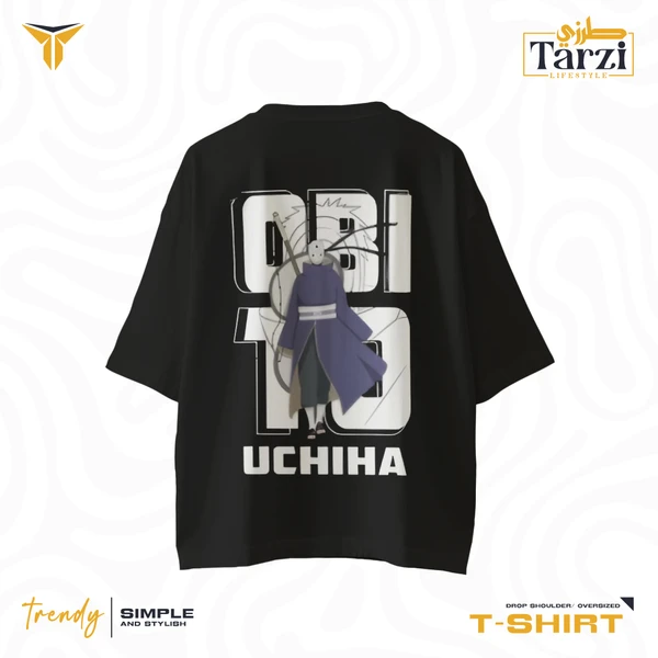 Obito Uchiha - Anime Drop Shoulder T-shirt
