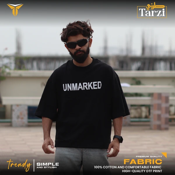 UNMARKED Drop Shoulder T-shirt - Thumbnail 3