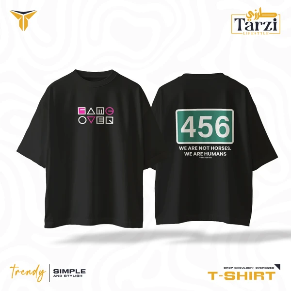 Squid Game 456 - Drop Shoulder T-shirt