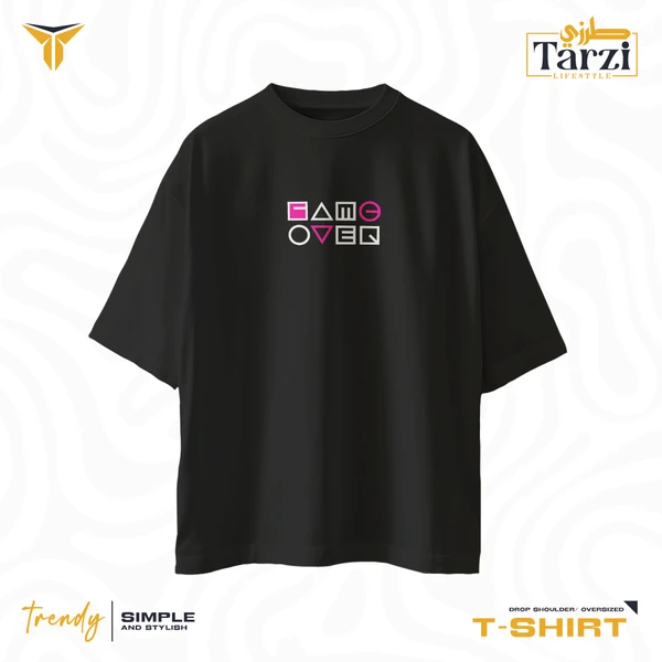 Squid Game 456 - Drop Shoulder T-shirt - Thumbnail 3