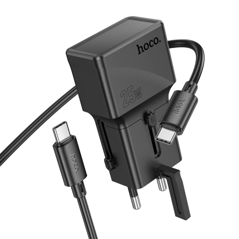 AC24 Mini PD25W+QC3.0 universal travel charger set(C to C) - Thumbnail 3