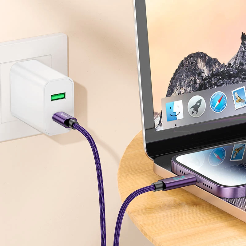 U125 Benefit PD charging data cable with display iP - Thumbnail 6