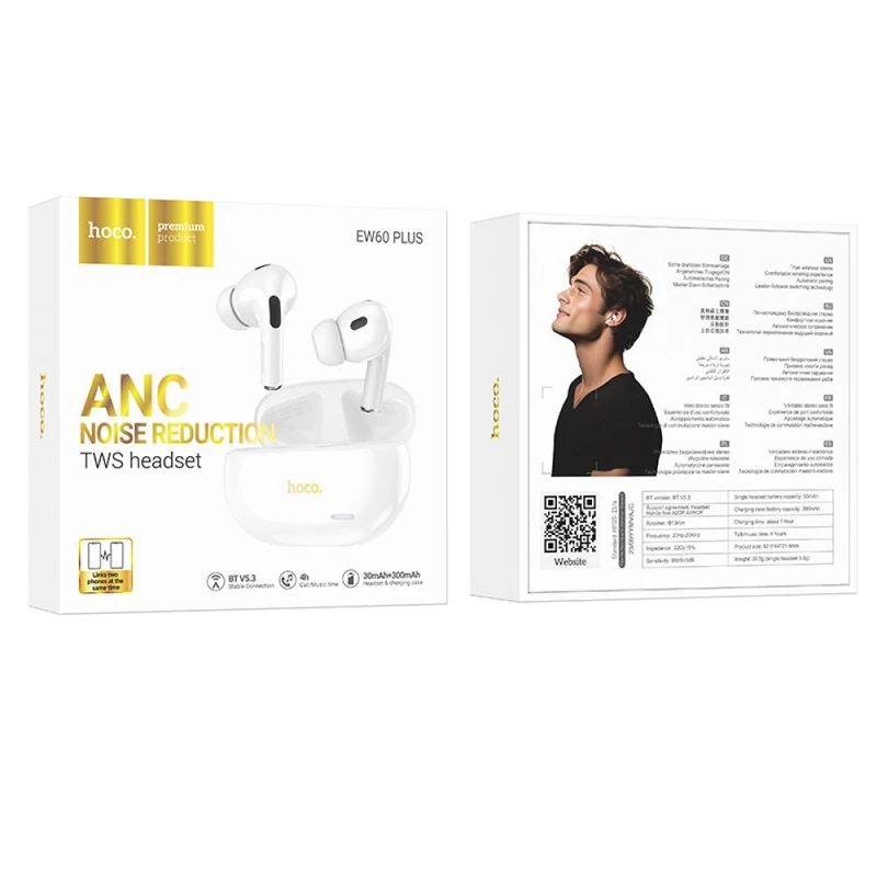 EW60 Plus Norman true wireless ANC BT headset