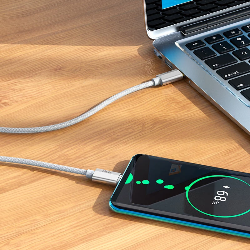 U134 Primero 240W charging data cable Type-C to Type-C(L=1.8M) - Thumbnail 6