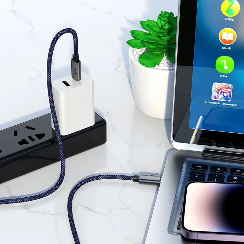 U134 Primero 240W charging data cable Type-C to Type-C(L=1.8M) - Thumbnail 7