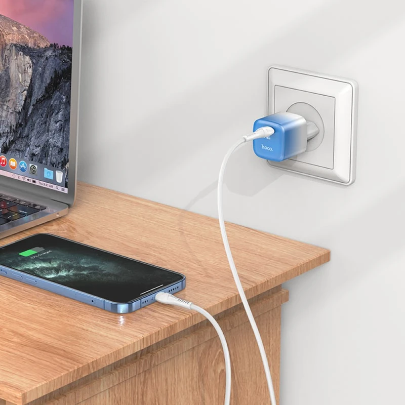 C101A single port PD20W charger set(C to iP)(EU) - Thumbnail 3