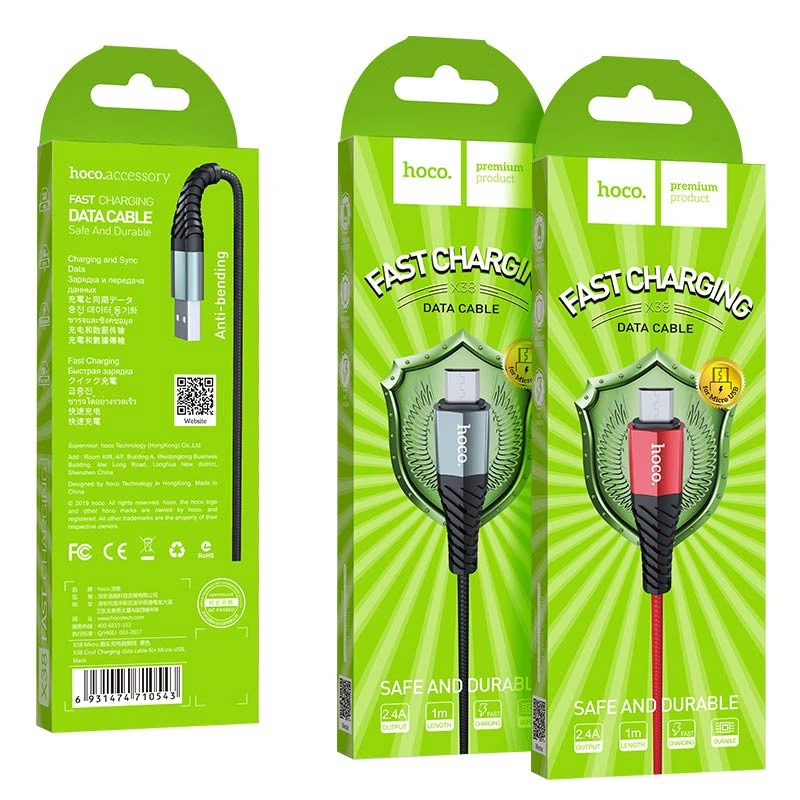 X38 Cool Charging data cable for Micro - Thumbnail 6