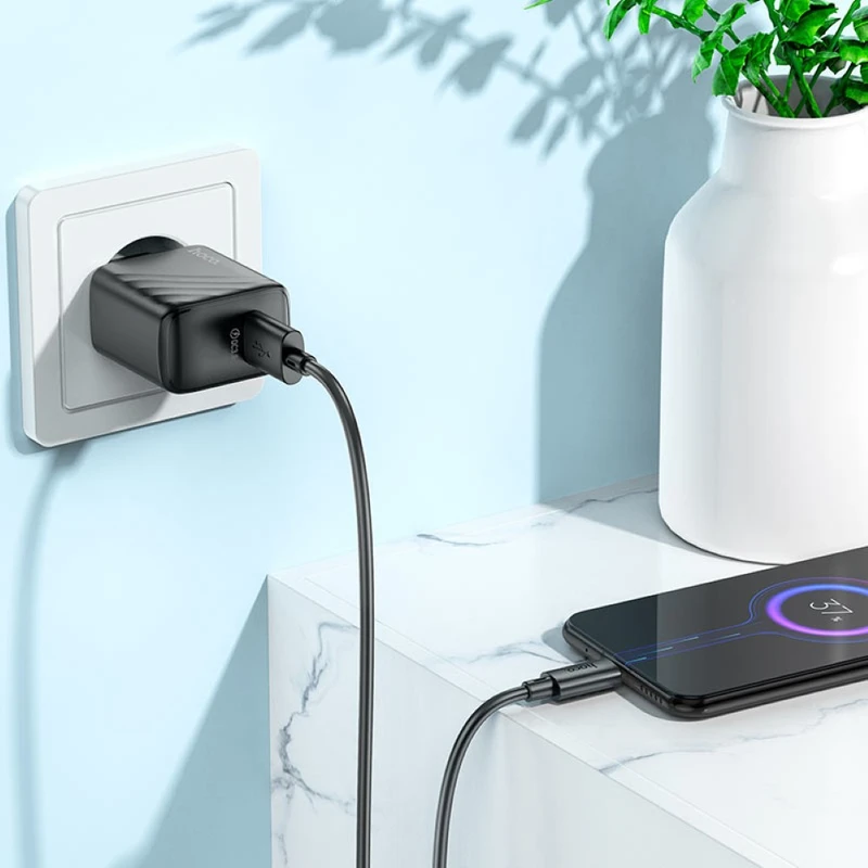 CS21A Rich single port QC3.0 charger set(Micro)(EU)