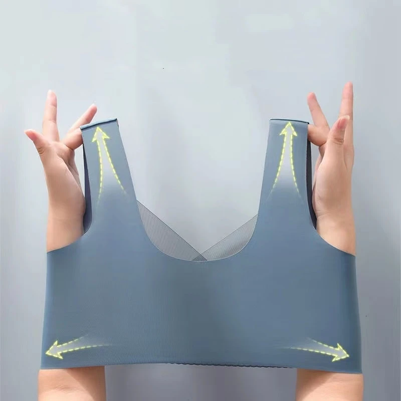 Seamless pushup Bra with Beautiful Back for Girls Fixed Without Steel Ring One Piece Wrapped Chest for Women Seamless Underwear - Image 5